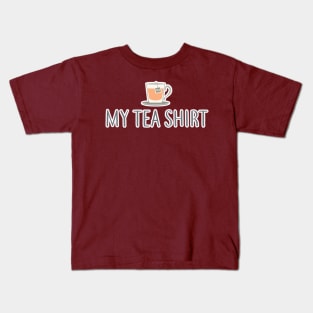 My Tea Shirt Drink Boba Milk Coffee Latte Matcha Kids T-Shirt